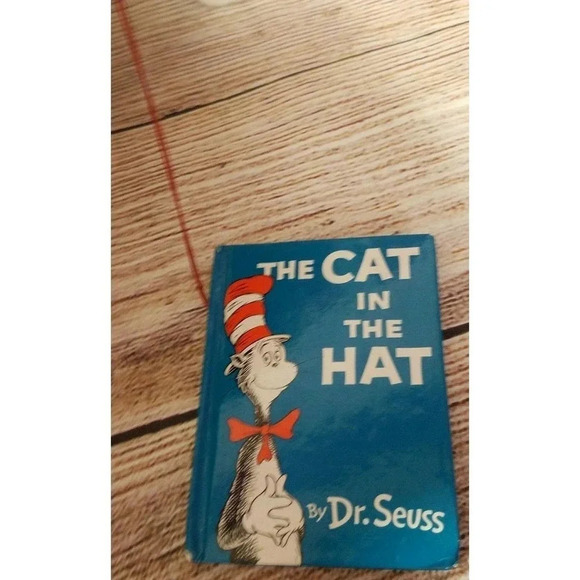 Vintage Dr. Seuss Cat In The Hat Plush Stuffed Animal with Mini Book 30" 1995 - Picture 4 of 7